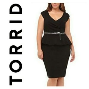 Torrid Peplum Dress